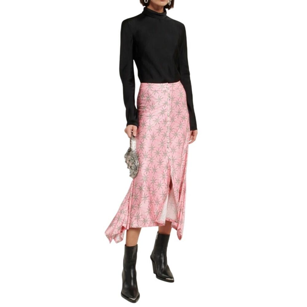 Paco Rabanne Printed midi skirt